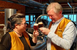 Yu Mey Kwee (links) en Henri Reuchlin (rechts)